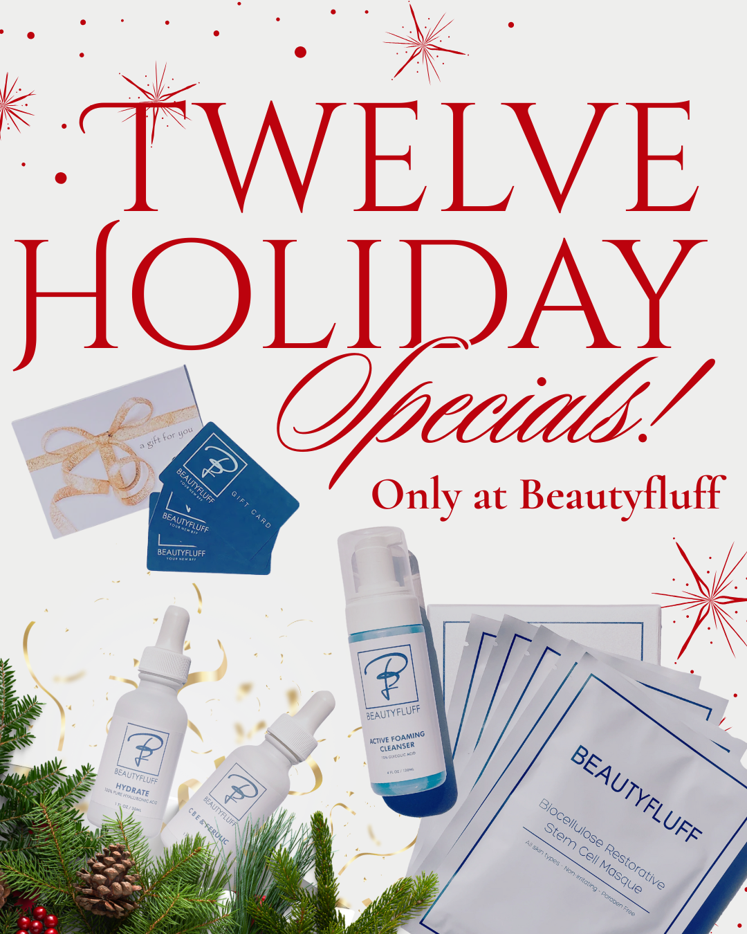 12 Holiday Specials — Only at Beautyfluff
